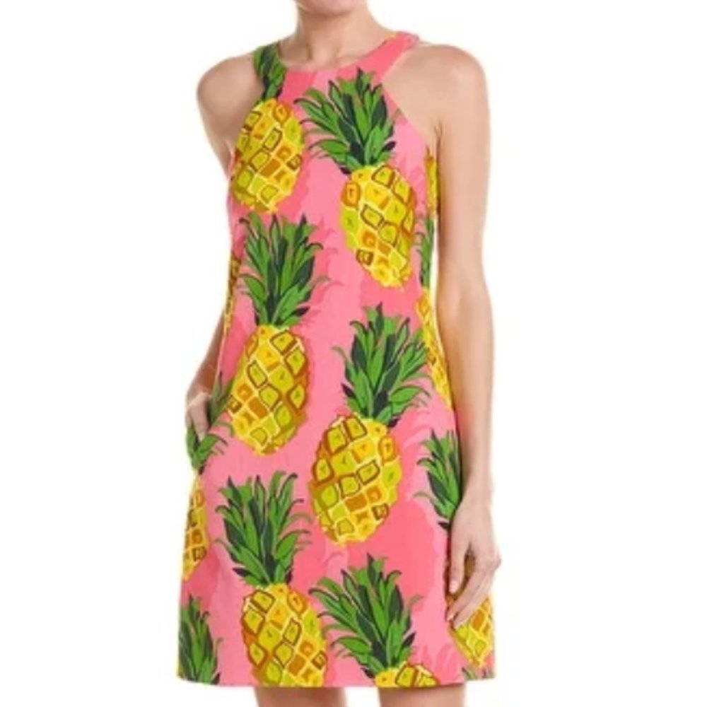 NWT Trina Turk Sleeveless Pineapple Dress
